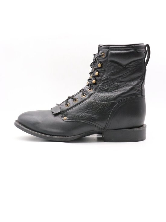 Twisted X Black Leather Men\'s Size 12 D Kiltie Boots Lace Up Boots MLC0002 main image 7